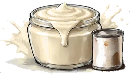 Jar of lechera condensed-milk dipping sauce